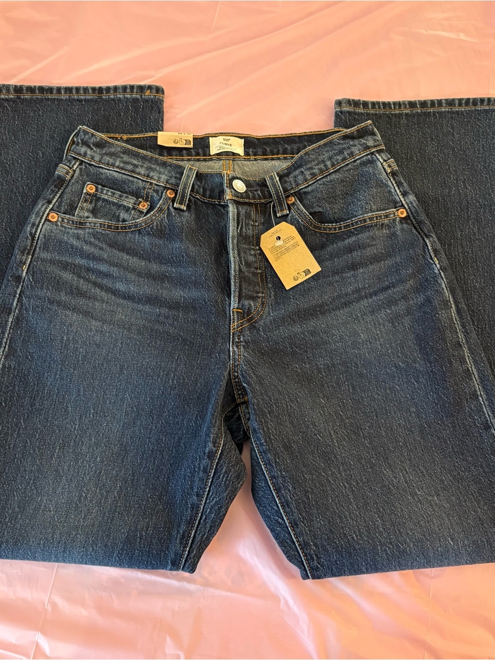 Levi’s 501 Curve Dark Wash Jeans — Size 28x30